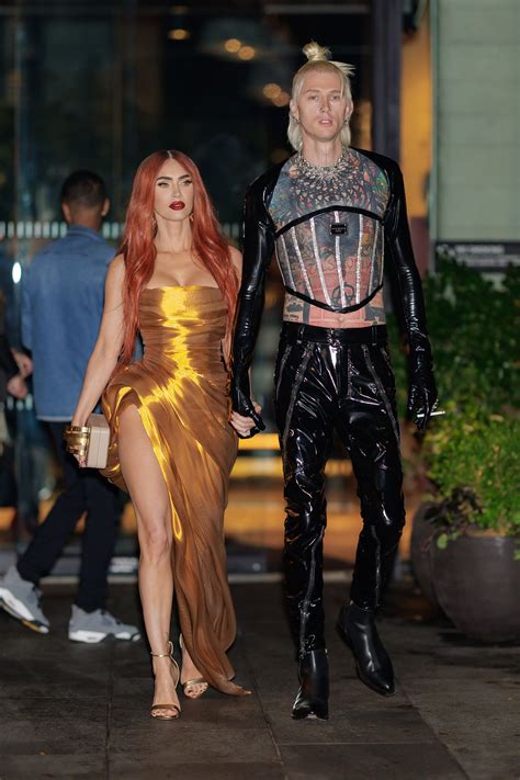 Megan Fox and Machine Gun Kelly Take Eveningwear to the 